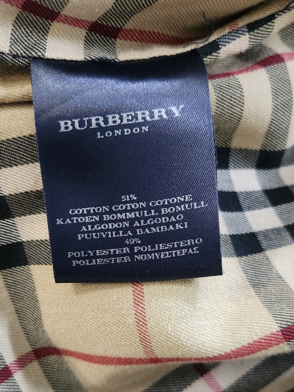 Burberry Classic Double Breasted Trench Coat Iconic Navy - Picture 15 of 16